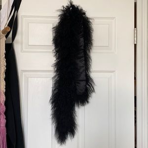 Fashion scarf fur faux fur